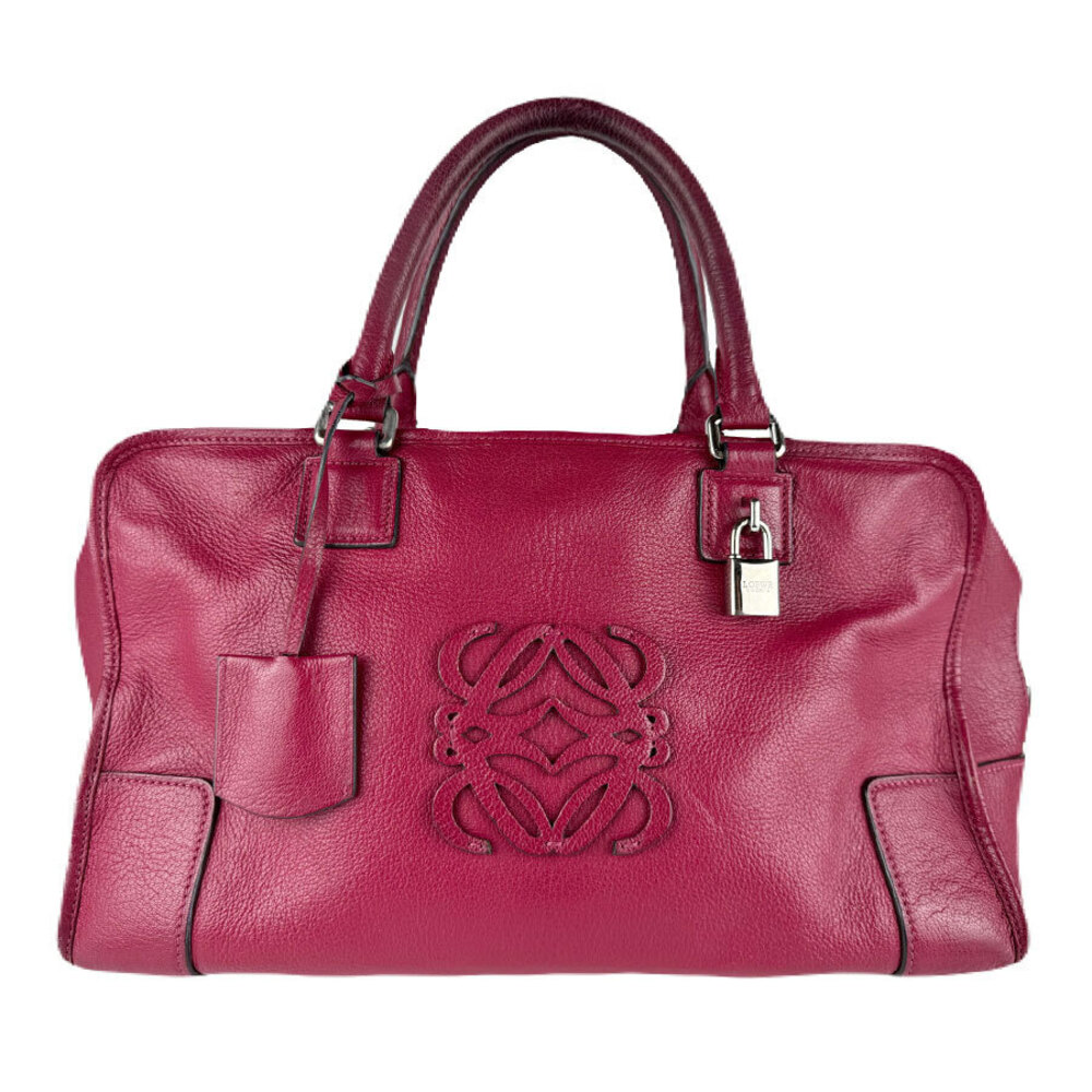 Loewe Amazona Leather Handbag Pink